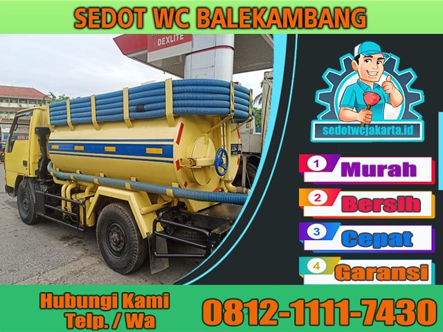 SEDOT WC BALEKAMBANG