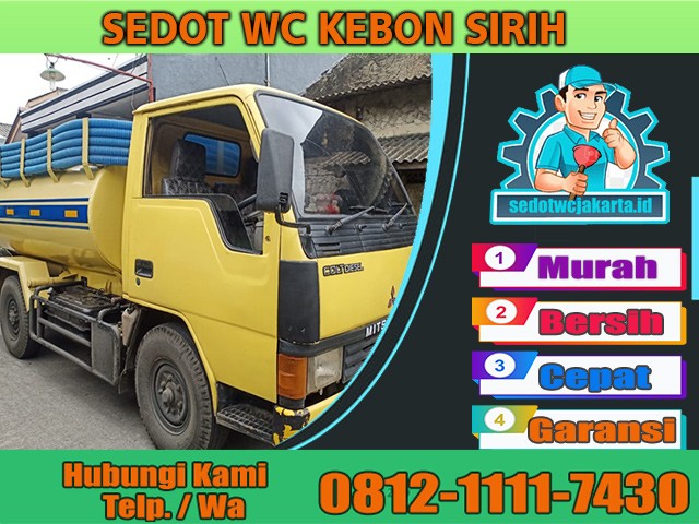 SEDOT WC KEBON SIRIH