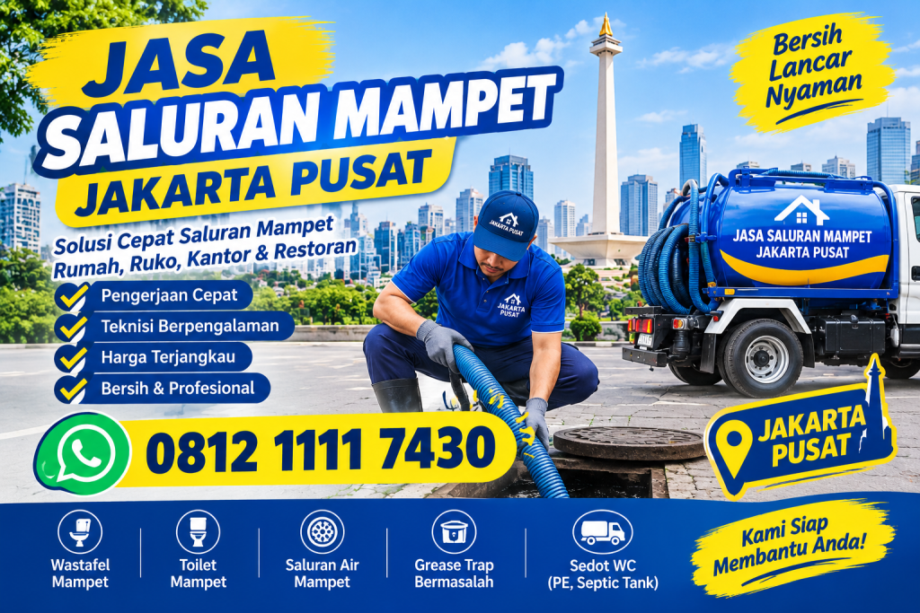 Jasa Saluran Mampet Jakarta Pusat